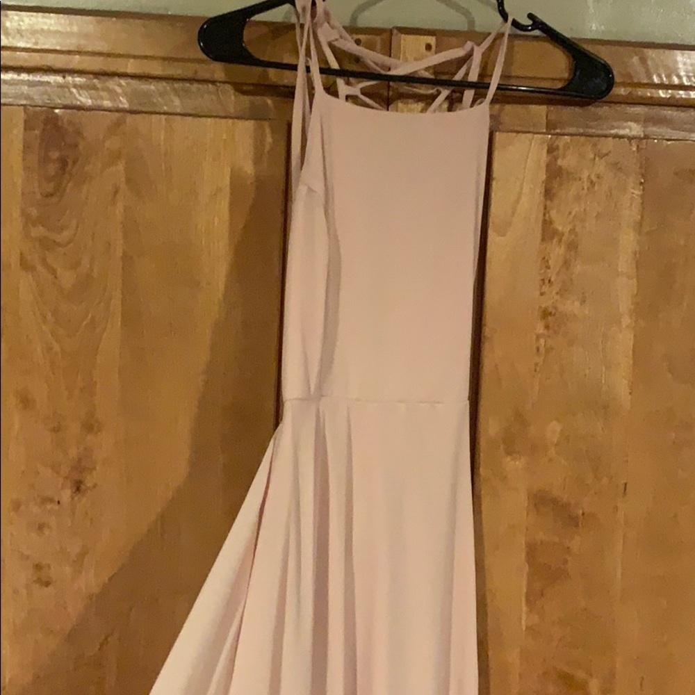 Lulus light pink bridesmaid/wedding dress